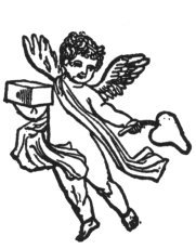 Cupid, with Symbolic "Heart"