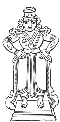 Vishnu, with Symbolic "Heart"