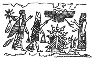 Assyrian Dagon, with Fish-Head Mitre